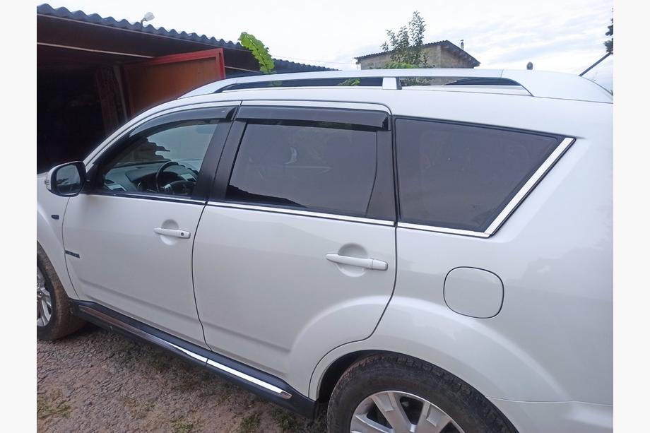 Mitsubishi Outlander 2012-2021 гг. Хромированные дефлекторы окон (4 шт., Libao) Image
