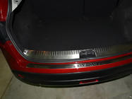 Nissan Qashqai 2007-2010 гг. Накладка на порог багажника Libao (нержавейка) фото 2