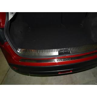 Накладка на порог багажника Libao (нержавейка) Nissan Qashqai 2007-2010 гг. фото 2