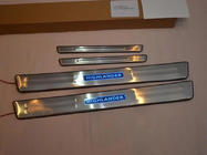 Toyota Highlander 2008-2013 гг. Накладки на пороги Libao LED (4 шт, нержавейка) фото 3