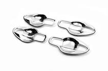 Nissan Qashqai 2014-2021 гг. Хром накладки под ручки Libao (4 шт, пластик) фото 2