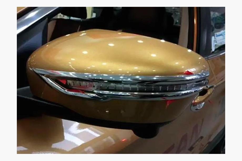 Nissan X-trail T32/Rogue 2014-2021 гг. Накладки-полоски на зеркала Libao (2 шт, пластик) Image