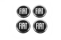 Fiat Наклейки на колпачки дисков 54мм (4шт) фото 1