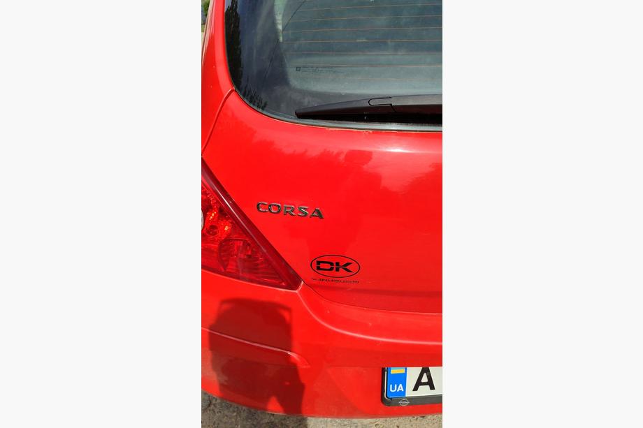 Opel Corsa C 2000-2006 гг. Надпись Corsa 12.5см x 1.6см Фото 2