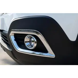 Хром накладки на противотуманные фары Libao (2 шт, пластик) Opel Mokka 2012-2021 гг. фото 1