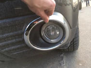Subaru Forester 2008-2013 гг. Хромированные Накладки на Противотуманные Фары Libao 2010-2013 (2 шт, пластик) фото 3