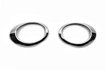 Subaru Forester 2008-2013 гг. Хромированные Накладки на Противотуманные Фары Libao 2010-2013 (2 шт, пластик) фото 4