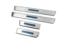 Subaru Outback 2014-2019 гг. Накладки на пороги Libao LED (4 шт, нержавейка) фото 1