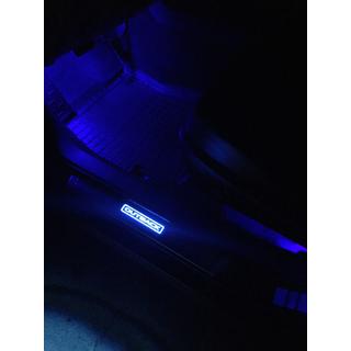 Накладки на пороги Libao LED (4 шт, нержавейка) Subaru Outback 2014-2019 гг. фото 3