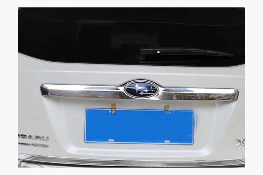 Subaru XV 2011-2017 гг. Накладка над номером Libao (нержавейка) Image