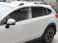 Subaru XV 2011-2017 гг. Молдинги дверных стоек Libao (4 шт, пластик) фото 2