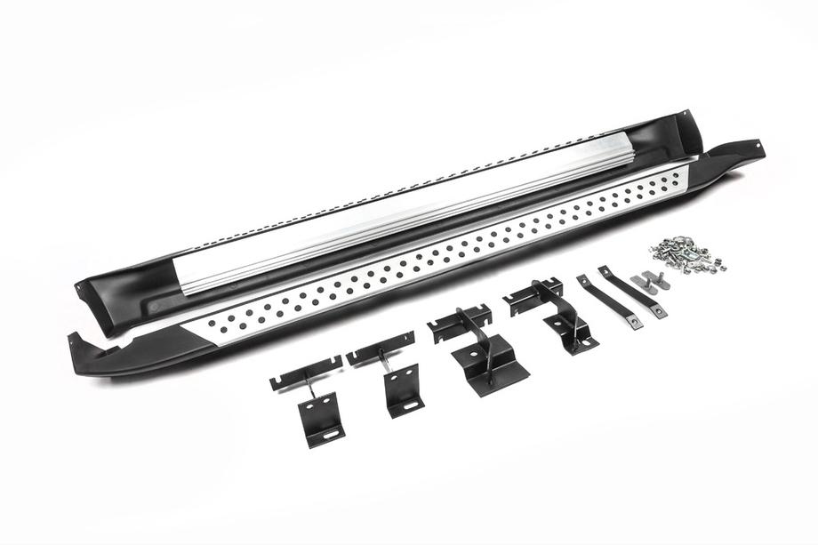 Toyota Rav 4 2006-2013 гг. Боковые Подножки OEM V2 для Long (2 шт., Алюминий) Image