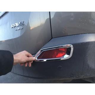Накладки на задние фонари Libao 2013-2016 (2 шт, пластик) Toyota Rav 4 2013-2018 гг. фото 3