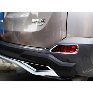 Накладки на задние фонари Libao 2013-2016 (2 шт, пластик) Toyota Rav 4 2013-2018 гг. фото 2