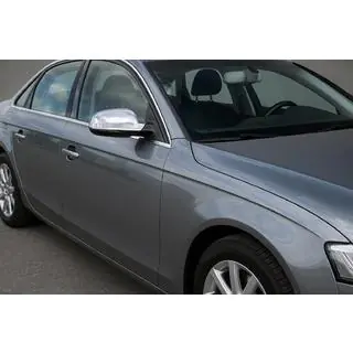 Накладки на Зеркала 2010-2015 (2 шт., Нержавейка) Audi A4 B8 2007-2015 гг. фото 1