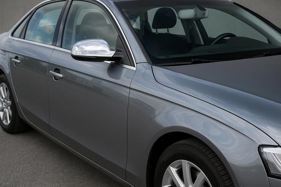 Audi A4 B8 2007-2015 гг. Накладки на Зеркала 2010-2015 (2 шт., Нержавейка) Image