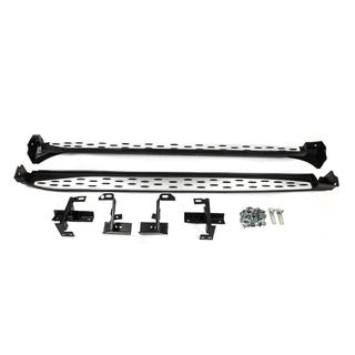 Боковые Подножки OEM V6 (2016-2018, 2 шт, Алюминий) Toyota Rav 4 2013-2018 гг. фото 2