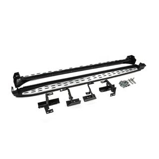 Боковые Подножки OEM V6 (2016-2018, 2 шт, Алюминий) Toyota Rav 4 2013-2018 гг. фото 3