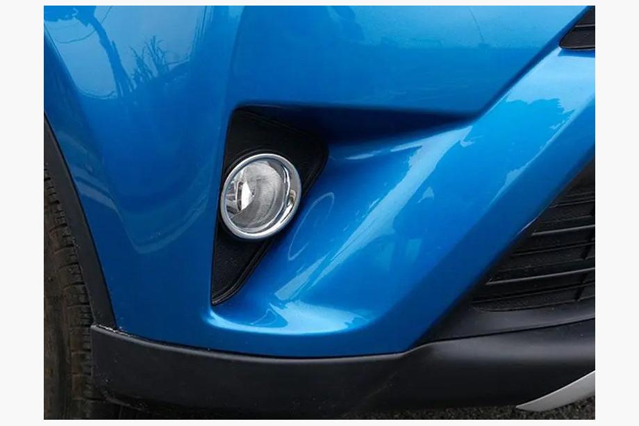 Toyota Rav 4 2013-2018 гг. Хромированные Накладки на Противотуманные Фары Libao 2016-2018 (2 шт, пластик) Фото 1