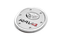 Toyota Rav 4 2013-2018 гг. Накладка на лючок бензобака Libao (пластик) фото 2