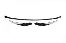 Toyota Rav 4 2013-2018 гг. Хромированные накладки на задний бампер и крышку багажника Libao 2016-2018 (3 шт, нерж сталь) фото 6