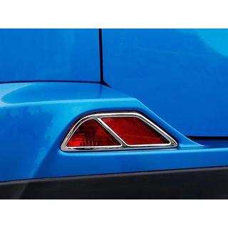 Накладки на задние фонари Libao 2016-2018 (2 шт, пластик) Toyota Rav 4 2013-2018 гг. фото 1