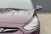 Hyundai Accent 2011-2017 гг. Накладки на зеркала с вырезом под поворотник в стиле BMW (2 шт) фото 2