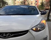Hyundai Elantra (MD/UD) 2011-2015 гг. Накладки на зеркала с вырезом под поворотник в стиле BMW (2 шт) фото 4