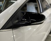 Hyundai Elantra (MD/UD) 2011-2015 гг. Накладки на зеркала с вырезом под поворотник в стиле BMW (2 шт) фото 3