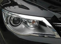 Volkswagen Tiguan 2007-2016 гг. Накладки на фары Libao 2007-2011 (2 шт, пластик) фото 1