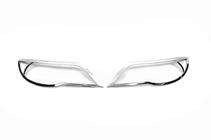 Volkswagen Tiguan 2007-2016 гг. Накладки на фары Libao 2007-2011 (2 шт, пластик) фото 3