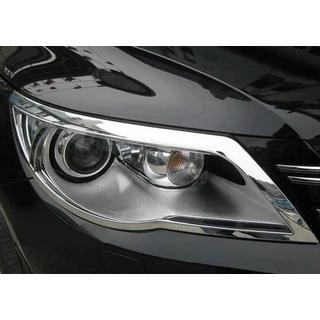 Накладки на фары Libao 2007-2011 (2 шт, пластик) Volkswagen Tiguan 2007-2016 гг. фото 1