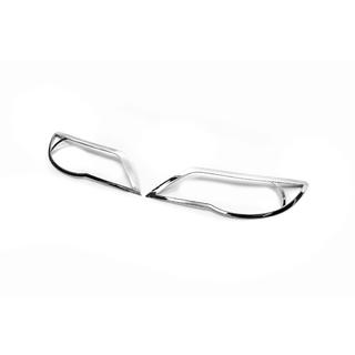 Накладки на фары Libao 2007-2011 (2 шт, пластик) Volkswagen Tiguan 2007-2016 гг. фото 4