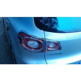 Накладки на задние фонари Libao 2007-2011 (2 шт., пластик) Volkswagen Tiguan 2007-2016 гг. фото 2