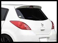 Nissan Tiida 2004-2011 гг. Задний спойлер для HB фото 2