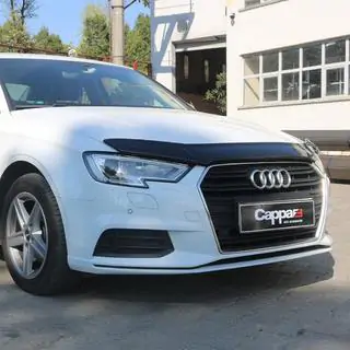 Дефлектор капота (EuroCap) Audi A3 2012-2020 гг. фото 2