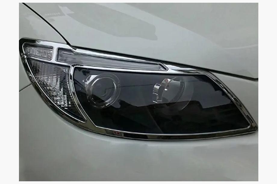 BYD S6 2010-2016 гг. Накладки на фары Libao (2 шт, пластик) Image