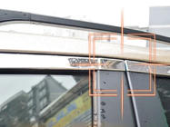 BYD S6 2010-2016 гг. Полный комплект окантовки окон Libao нержавейка фото 3