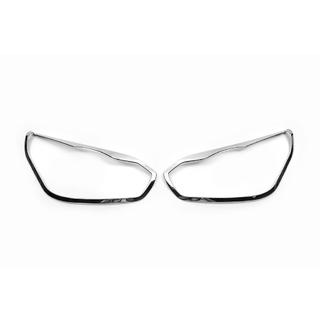 Накладки на фары Libao 2010-2014 (2 шт, пластик) Chery Tiggo 1 2005-2016 гг. фото 4