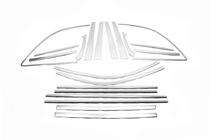 Chery Tiggo 1 2005-2016 гг. Полный комплект хромированных окантовок стекол 2010-2014 (4 шт, Libao) фото 2