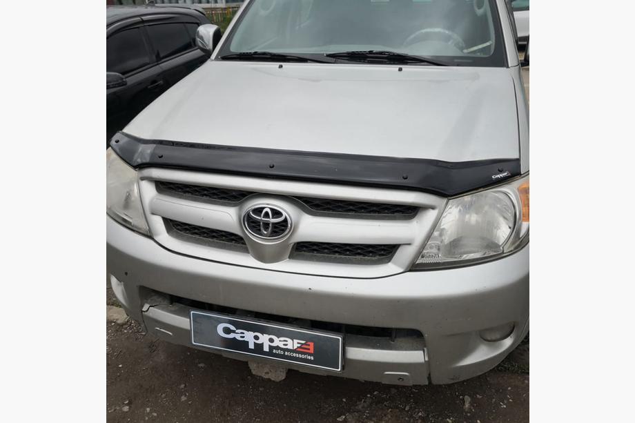 Toyota Hilux 2006-2015 гг. Дефлектор капота 2006-2011 (EuroCap) Image