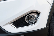 Chery Tiggo 5 2013- гг. Хром накладки на противотуманные фары Libao (2 шт, пластик) фото 2