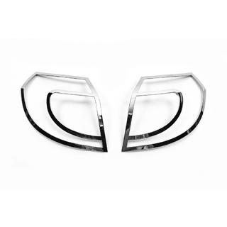 Хромированные накладки на задние фонари Libao (2 шт., пластик) Geely Emgrand X7 2011- гг. фото 1