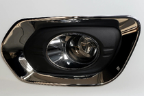 GreatWall Haval H6 2011- гг. Хромированные накладки на противотуманные фары Libao 2012+ (2 шт, пластик) фото 1