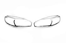 GreatWall Haval M4 2012-2021 гг. Накладки на фары Libao (2 шт, пластик) фото 3