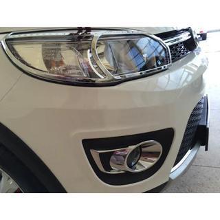 Накладки на фары Libao (2 шт, пластик) GreatWall Haval M4 2012-2021 гг. фото 2