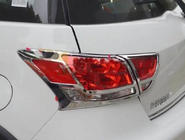 GreatWall Haval M4 2012-2021 гг. Хромированные накладки на задние фонари Libao (2 шт., пластик) фото 2