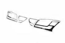 GreatWall Haval M4 2012-2021 гг. Хромированные накладки на задние фонари Libao (2 шт., пластик) фото 4