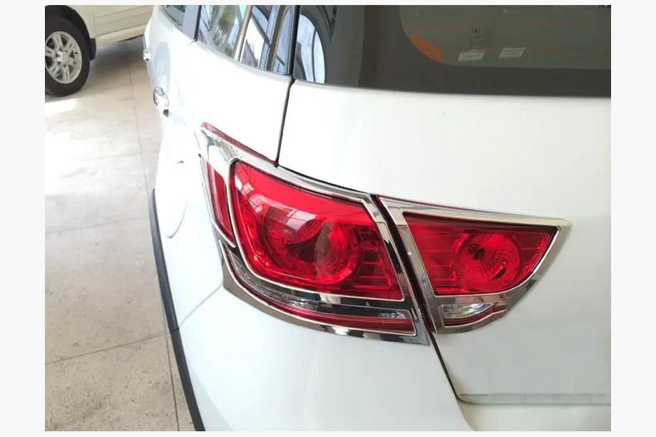 GreatWall Haval M4 2012-2021 гг. Хромированные накладки на задние фонари Libao (2 шт., пластик) Image