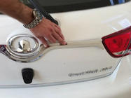 GreatWall Haval M4 2012-2021 гг. Накладка на крышку багажника верхняя Libao 2012+ нержавейка фото 2